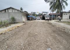 Sempat Amblas Tergerus Air Sungai, Jalan Lintas Rengat - Tembilahan Sudah Selesai Diperbaiki